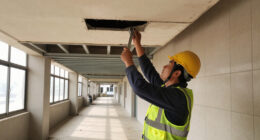 False Ceiling Collapse Injures Three At Fabra I Puig Station