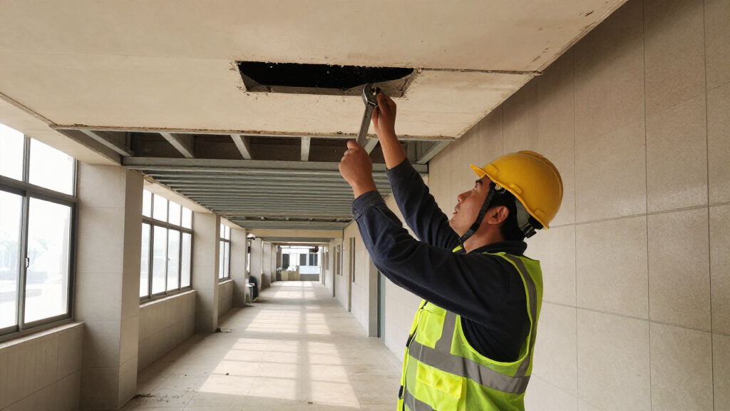 False Ceiling Collapse Injures Three At Fabra I Puig Station
