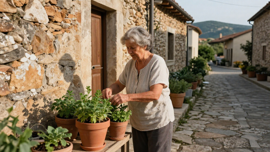 A Village Beyond Sardinia's Blue Zone Shows Striking Survival Among Older Women